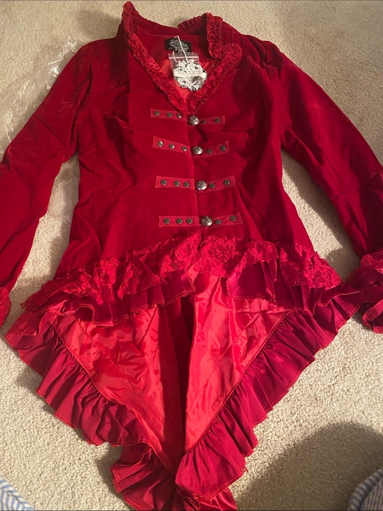 Hearts & Roses london Jackets & Blazers - Hearts & Roses London NWT size 4 velvet & lace jacket